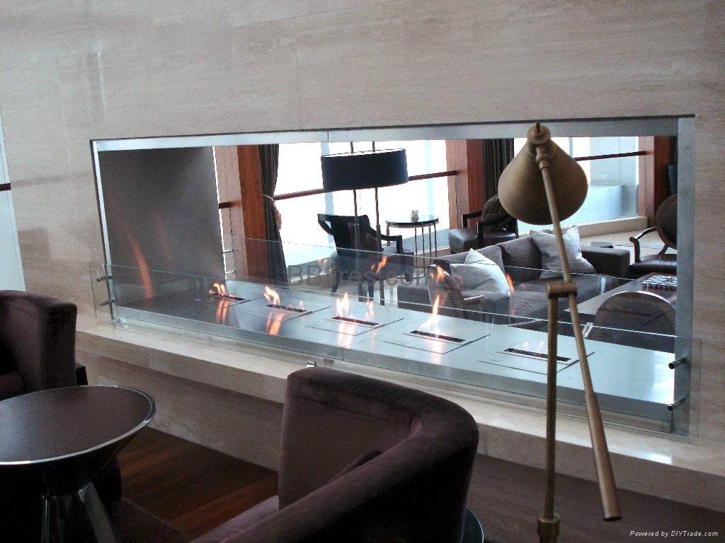 Grand Hyatt 深圳 — 五頭線性 Peninsula 壁爐