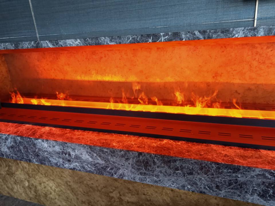 Mont Verra · Linear Fireplace Flame Close-Up · BB Fires Bioethanol Fireplace Flame