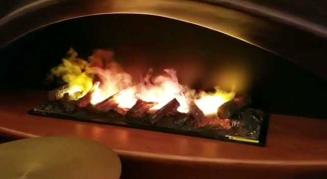 AquaFog™ 3D 水霧火焰壁爐 · 現場實拍 · BB Fires Macau Integrated Resort Fireplace