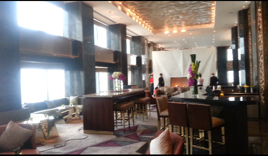 Nanjing Fairmont lobby bar · BB Fires