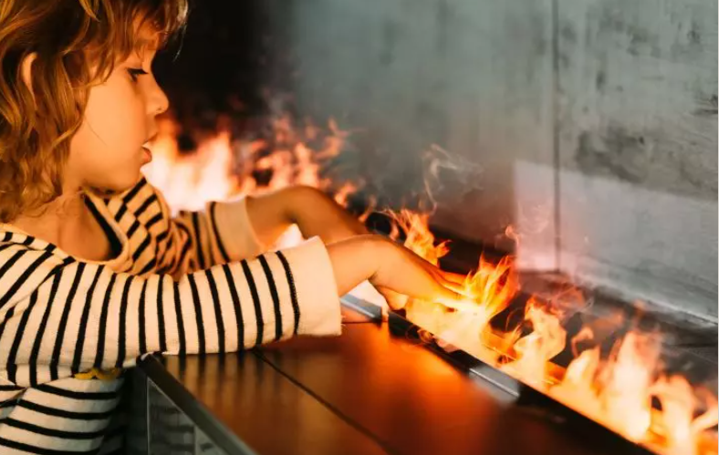 BB Fires Linear Fireplace · Cozy Home Ambiance