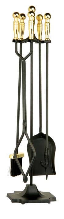 BB Fires 經典黃銅球頂 fireplace tool set, 22-year bespoke craftsmanship